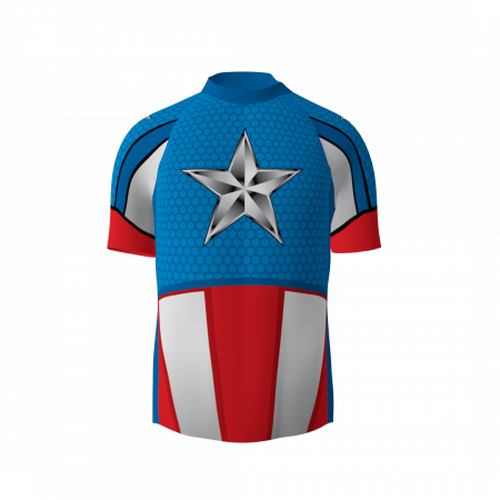American Captain Custom Dye Sublimated Cycling Jersey