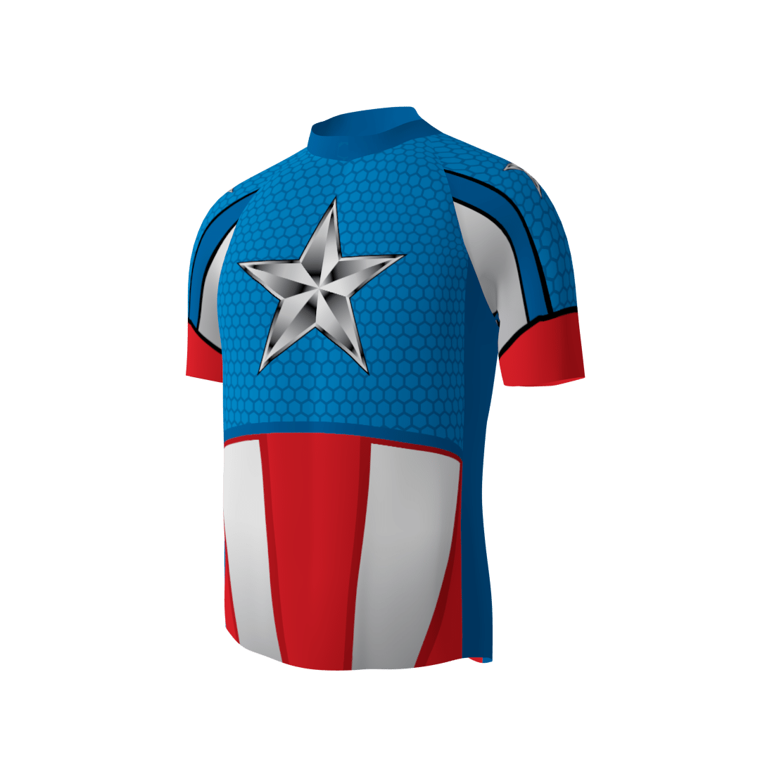 American Captain Custom Dye Sublimated Cycling Jersey