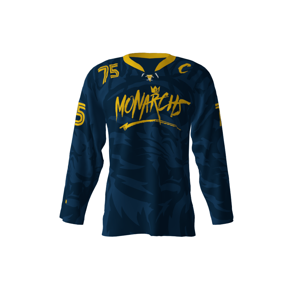 Monarchs Navy Hockey Jersey