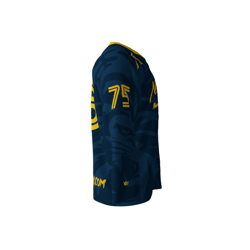Monarchs Navy Hockey Jersey - Image 4