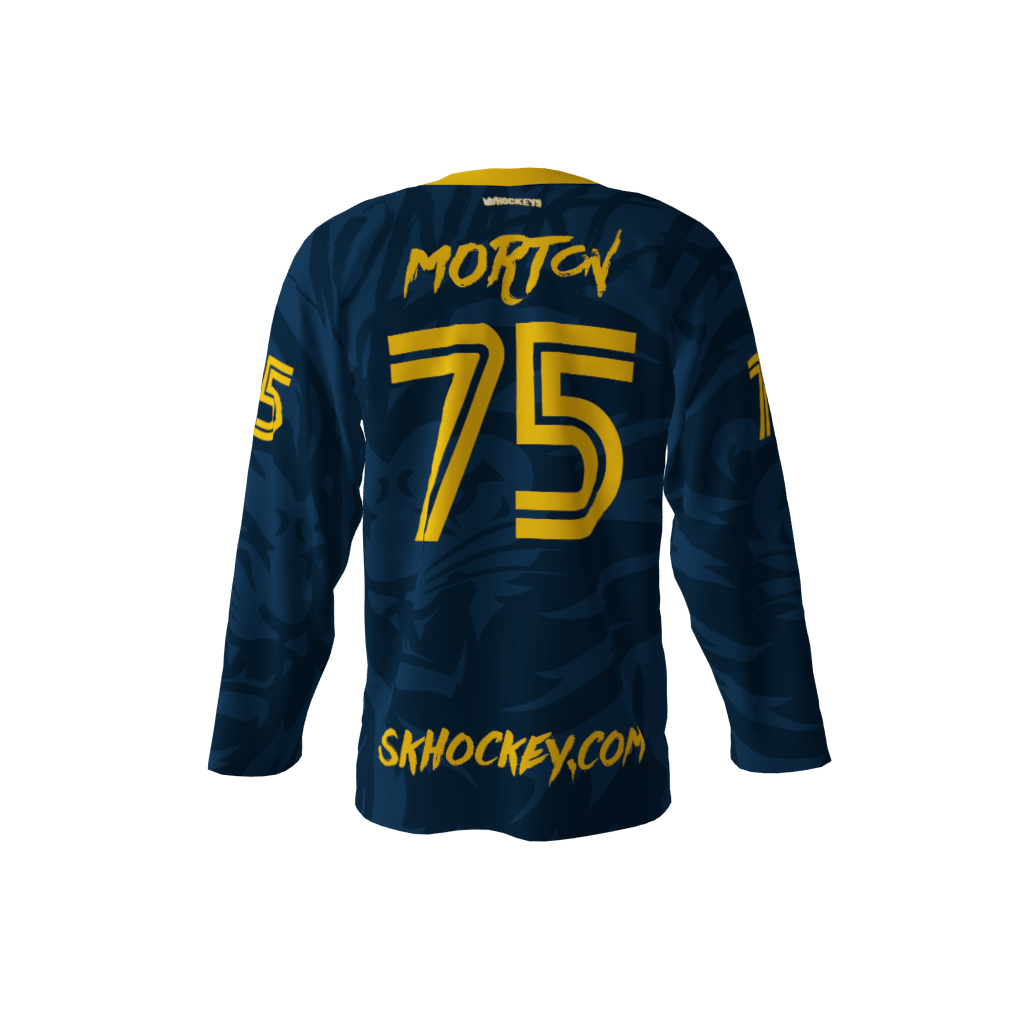 Monarchs Navy Hockey Jersey - Image 3