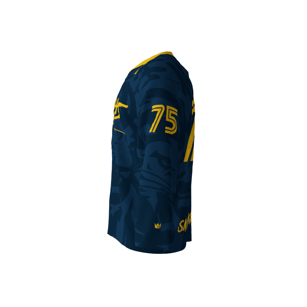 Monarchs Navy Hockey Jersey - Image 2