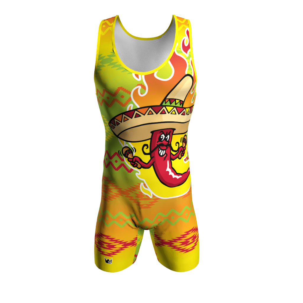 caliente custom wrestling singlet