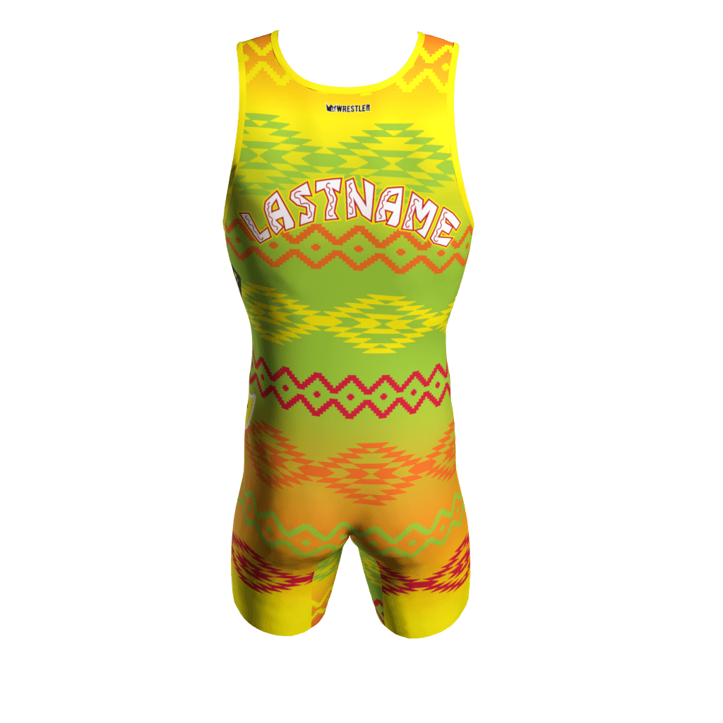 caliente custom wrestling singlet