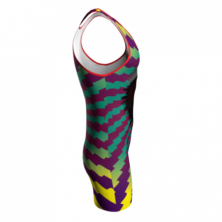 gutter clown custom wrestling singlet