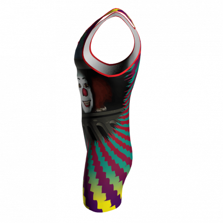 gutter clown custom wrestling singlet