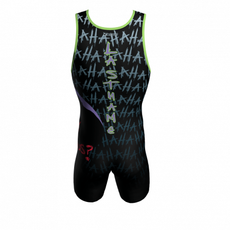 jokers custom wrestling singlet