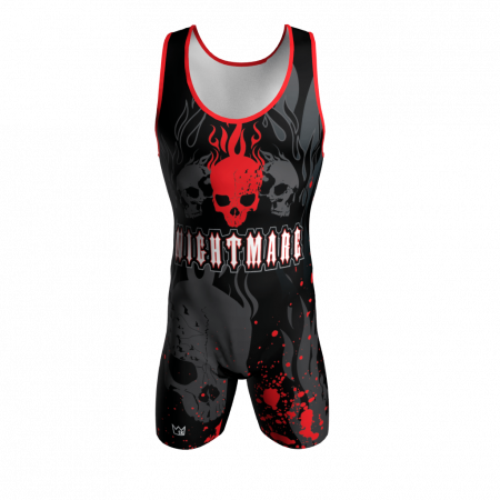 nightmare custom wrestling singlet