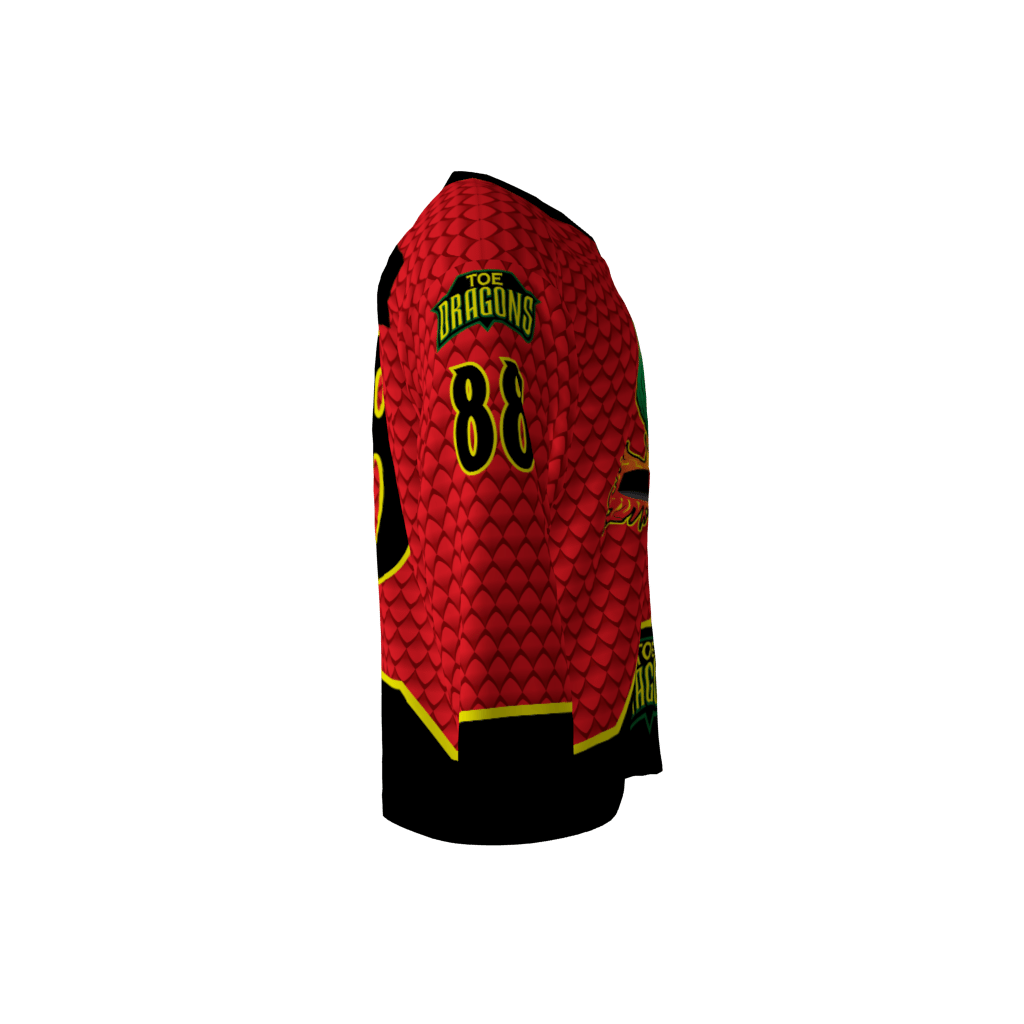 Toe Dragons Hockey Jersey - Image 4