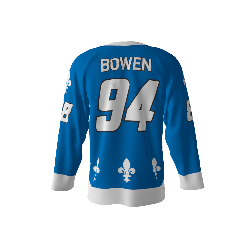 St Louis Blue Police Hockey Jersey - Image 3