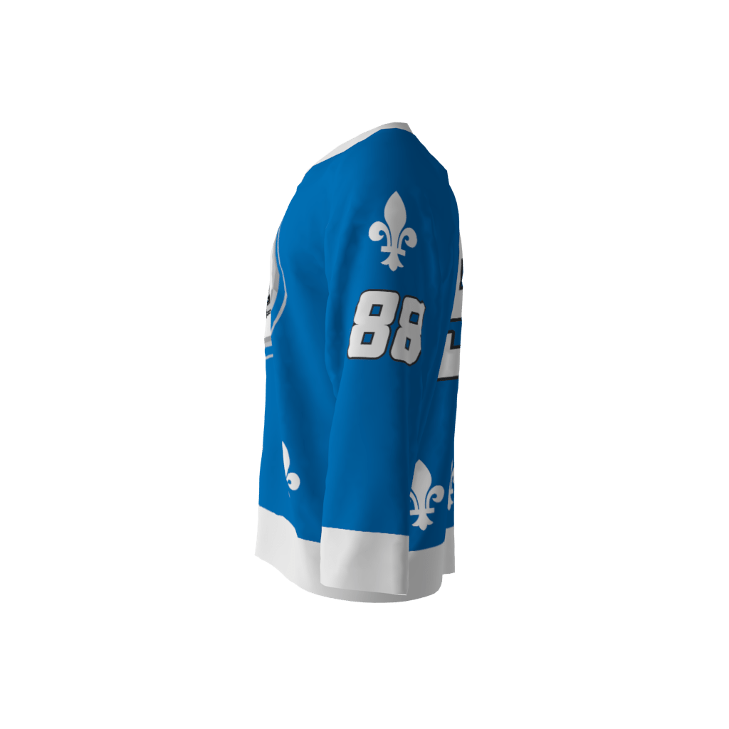 St Louis Blue Police Hockey Jersey - Image 2