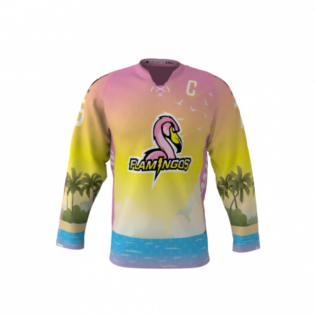 Greasy Flamingos Hockey Jersey