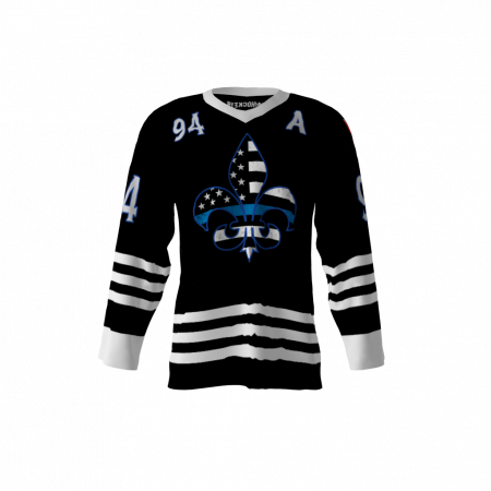 St Louis Black Police Hockey Jersey