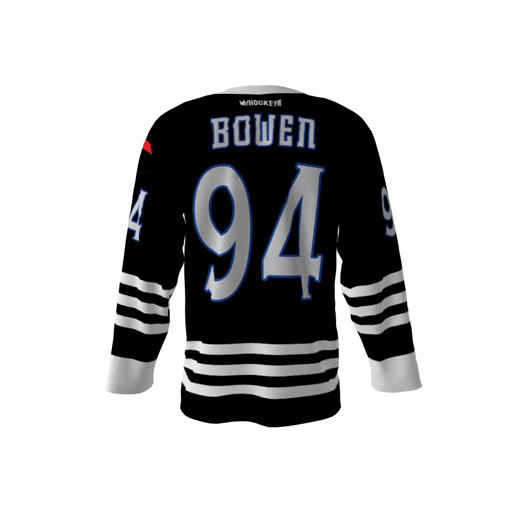 St Louis Black Police Hockey Jersey - Image 3