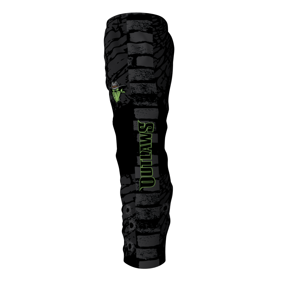 Outlaws Green Inline Hockey Pants - Image 2