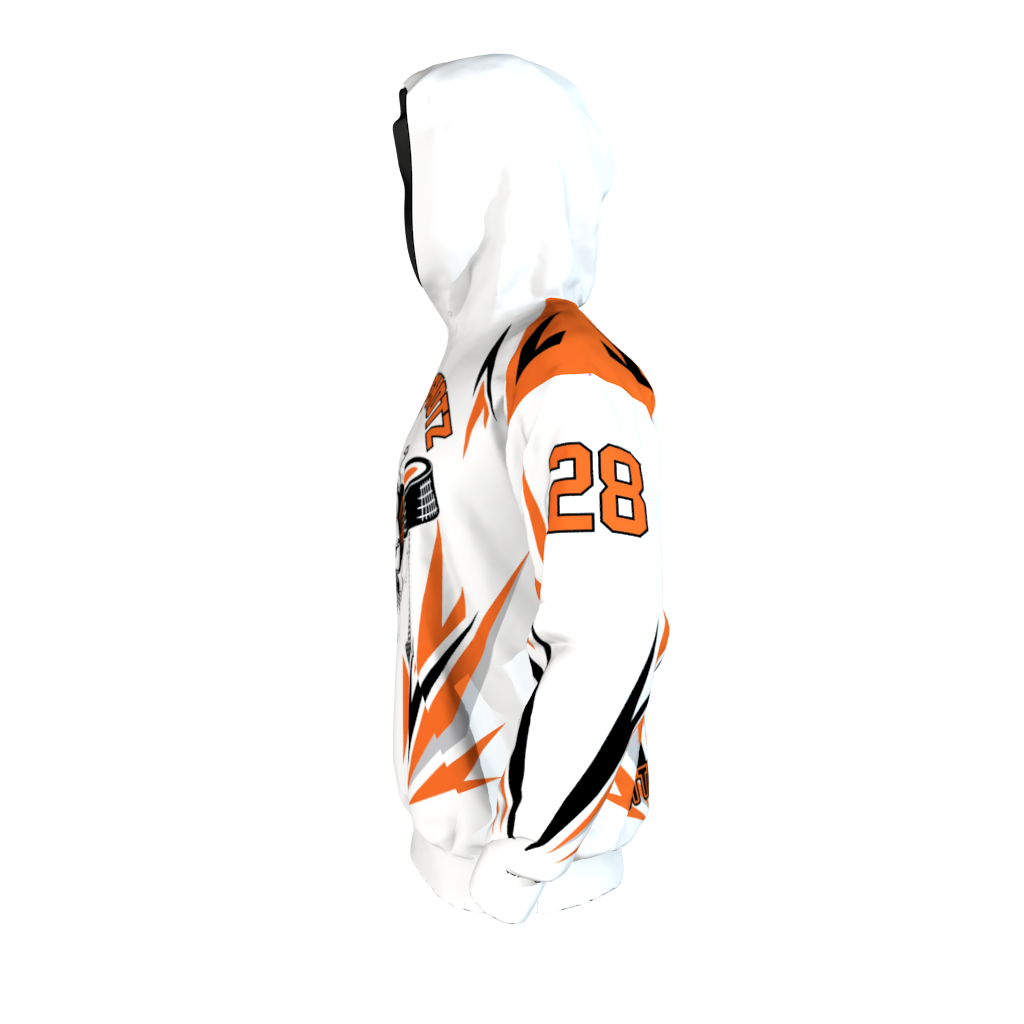 Slapshotz White Hoodie - Image 2