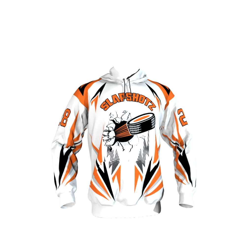 Slapshotz White Hoodie