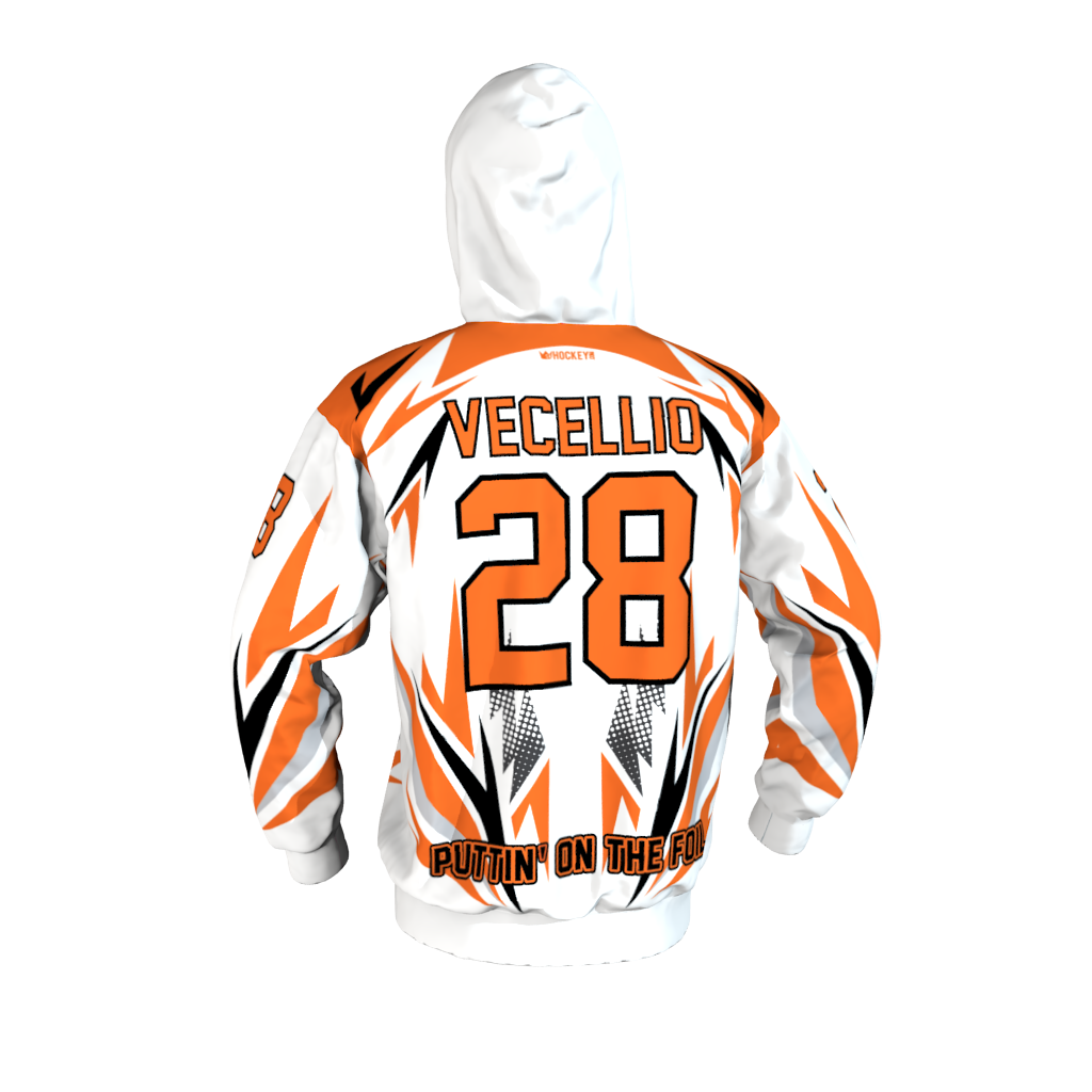 Slapshotz White Hoodie - Image 3