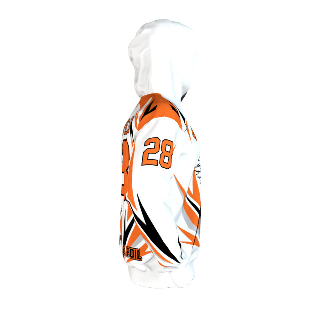 Slapshotz White Hoodie - Image 4