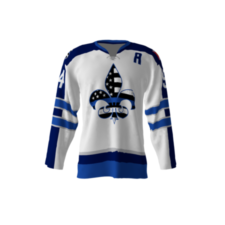 St Louis White Alternate Police Hockey Jersey