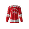 Front view of a custom dye sublimated Adams Atoms hockey jersey
