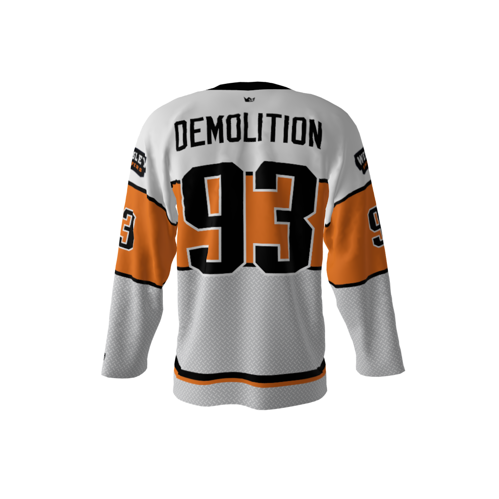 Wesley Snipers White Hockey Jersey - Image 3