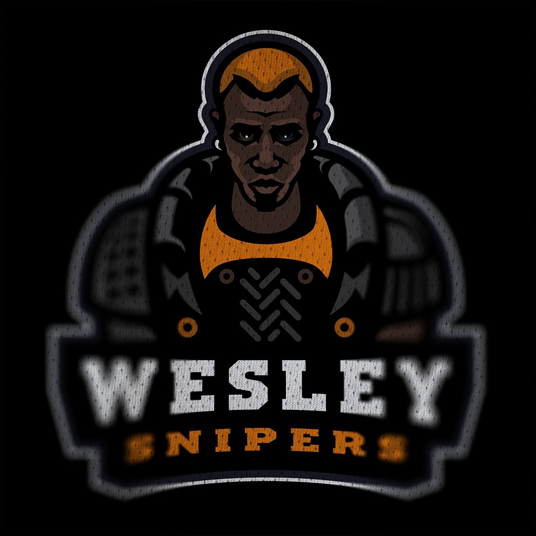 Wesley Snipers White Hockey Jersey - Image 5