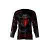 Outlaws Black Red Hockey Jersey