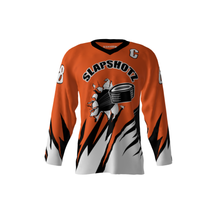 Slapshotz Hockey Jersey Front