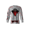Outlaws Gray Hockey Jersey