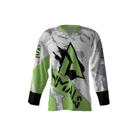 Animals White Hockey Jersey