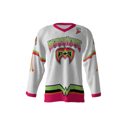 Ultimate Warriors White Hockey Jersey