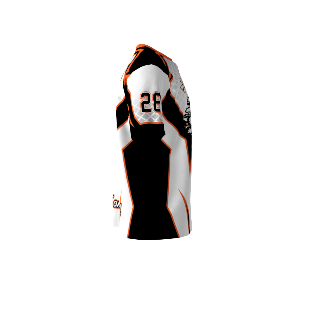 Slapshotz White Softball Jersey - Image 4