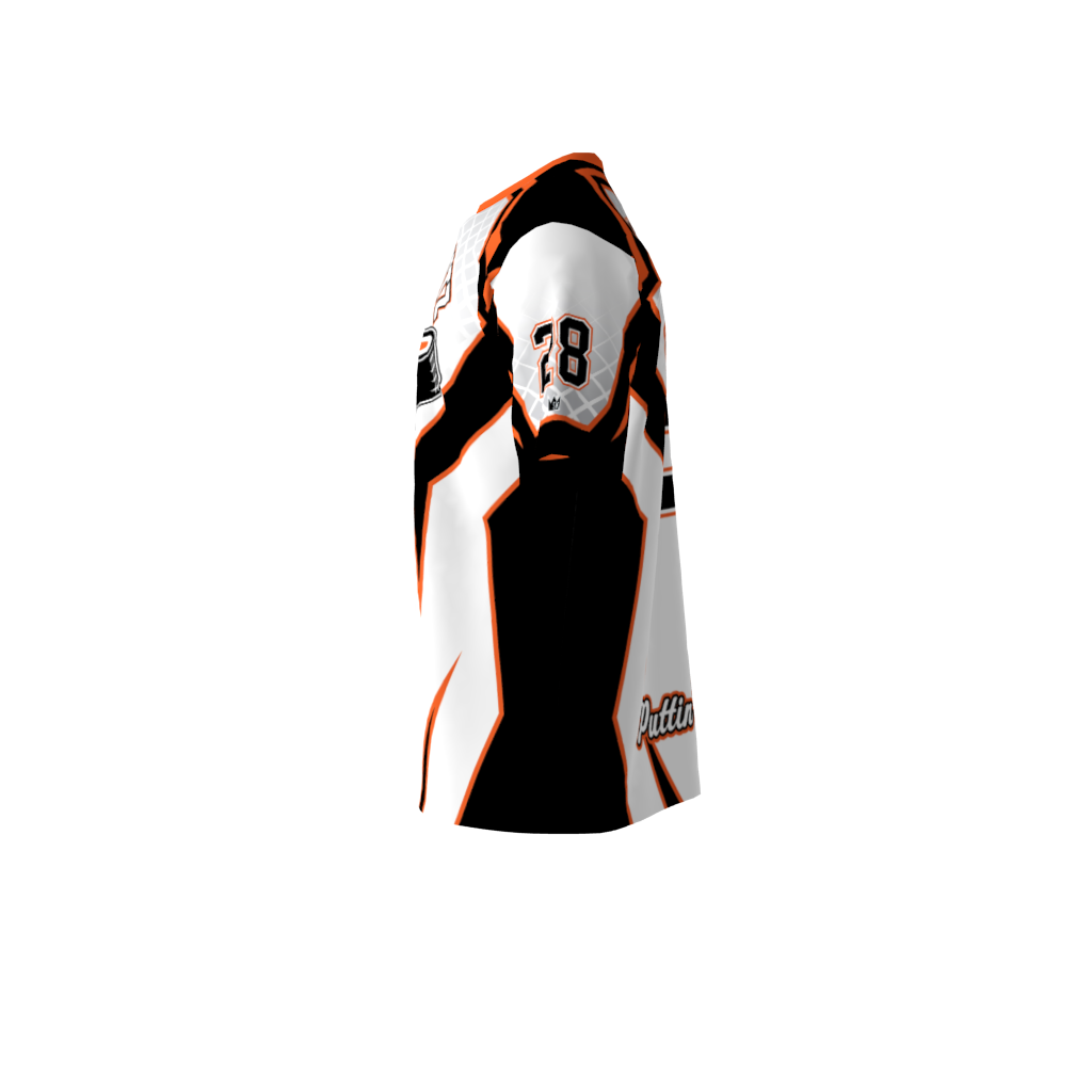 Slapshotz White Softball Jersey - Image 2