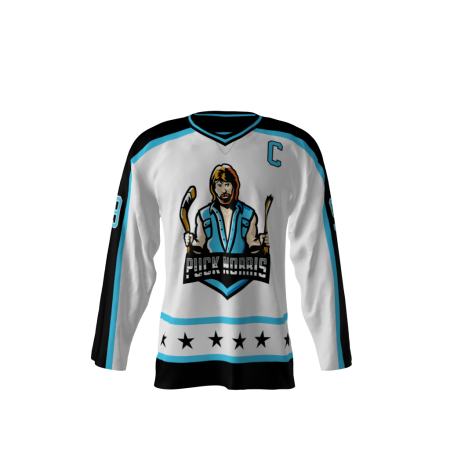 Puck Norris Hockey Jersey Front