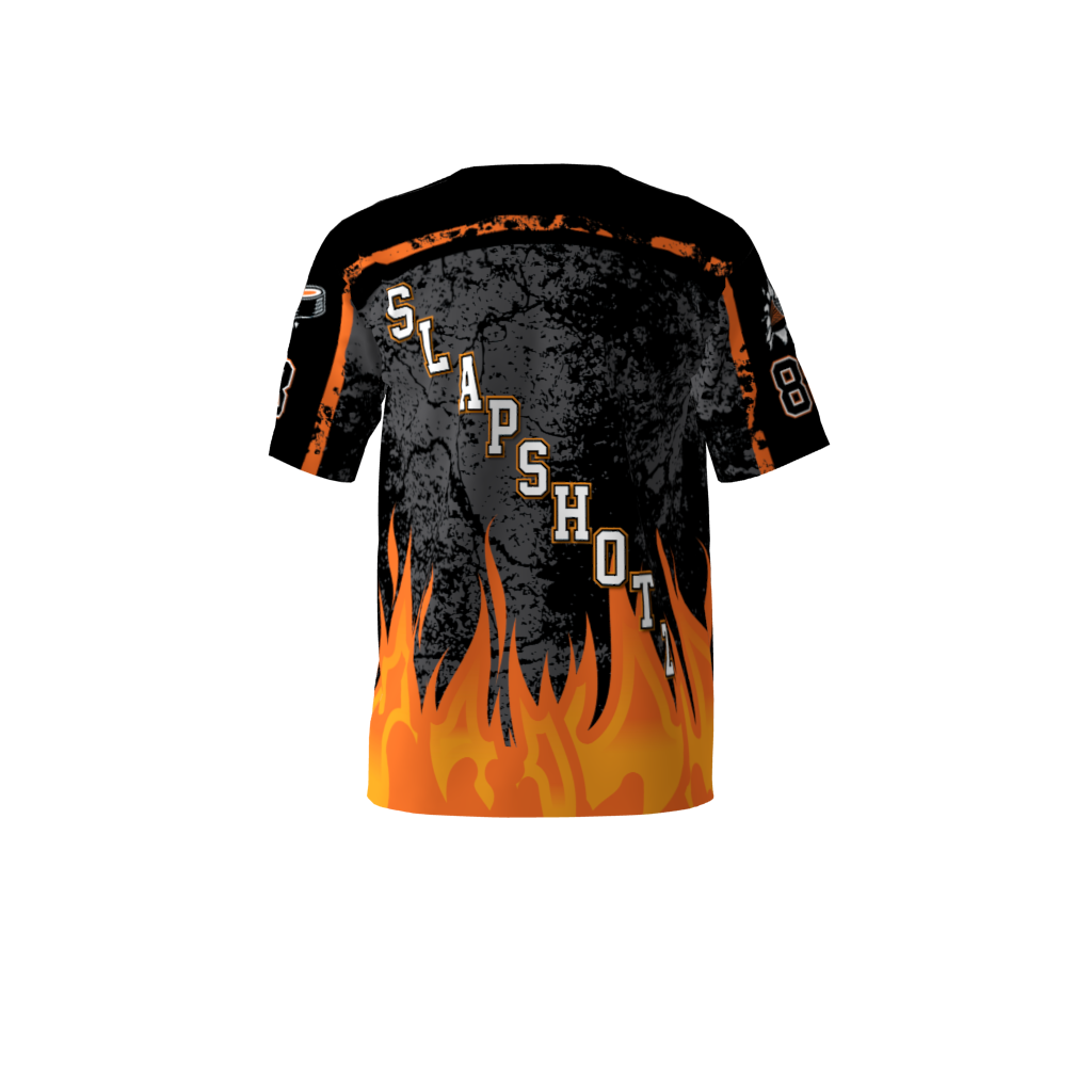 Slapshotz Black Softball Jersey