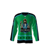 Puck Norris Green Hockey Jersey