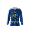 Puck Norris Blue Hockey Jersey