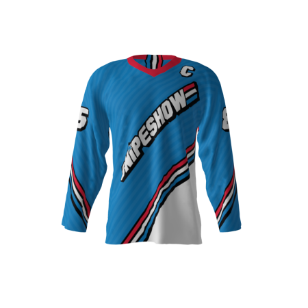 Snipe Show Blue Hockey Jersey