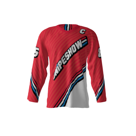 Snipe Show Red Hockey Jersey