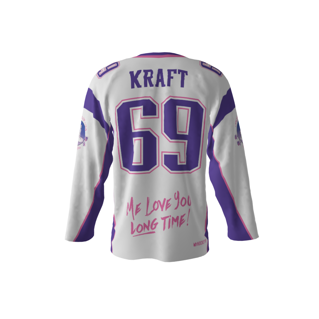 Orchids of Asia White Hockey Jersey - Image 3