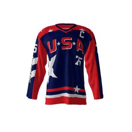 USA Blue Hockey Jersey