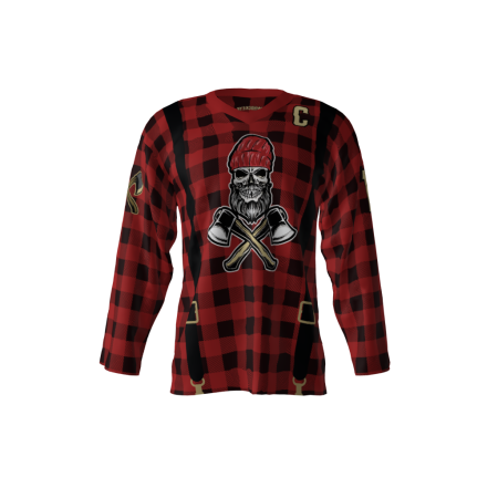 Skull Lumberjacks Hockey Jersey