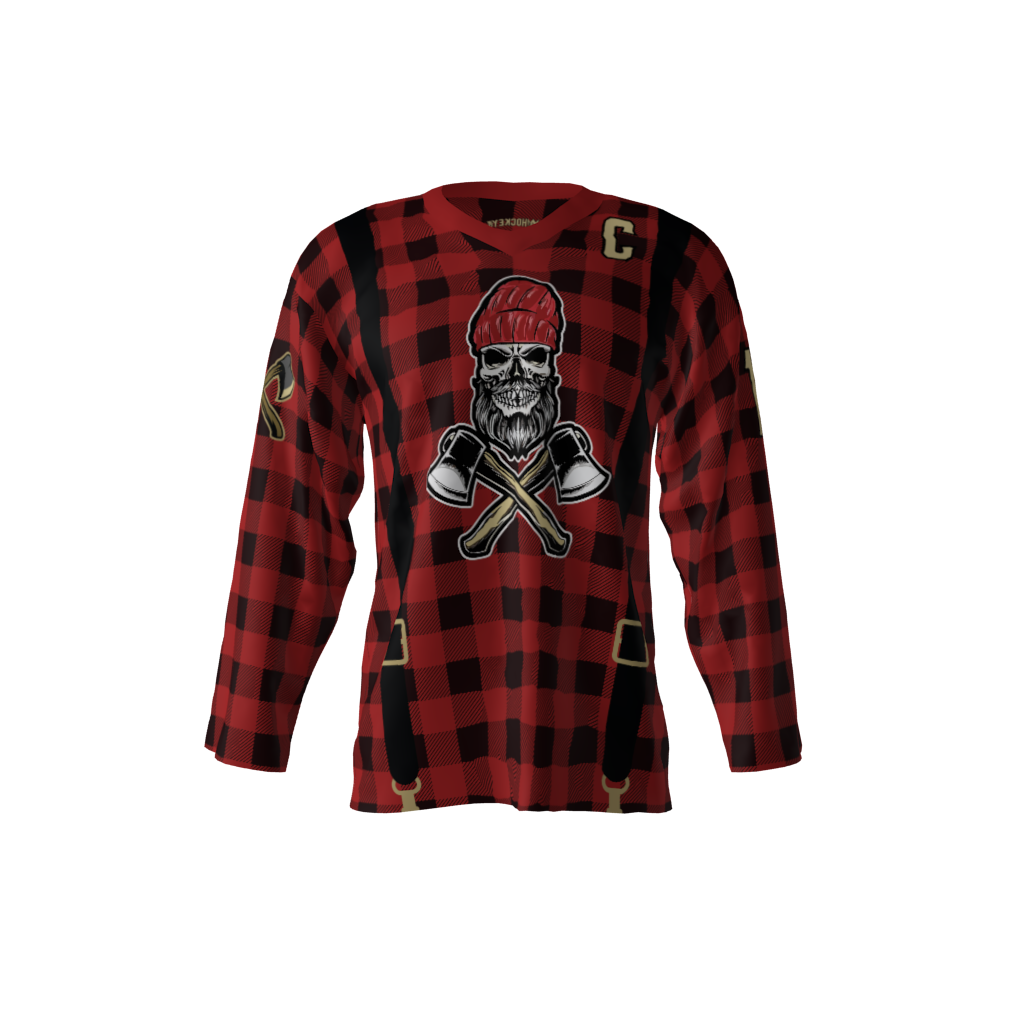 Skull Lumberjacks Hockey Jersey