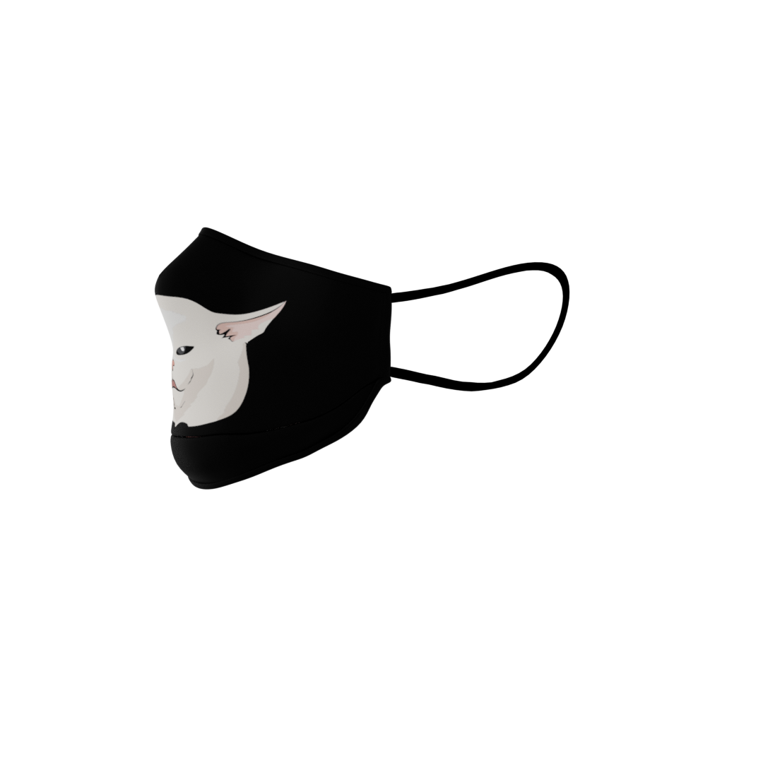 Cat Meme Face Mask - Image 2