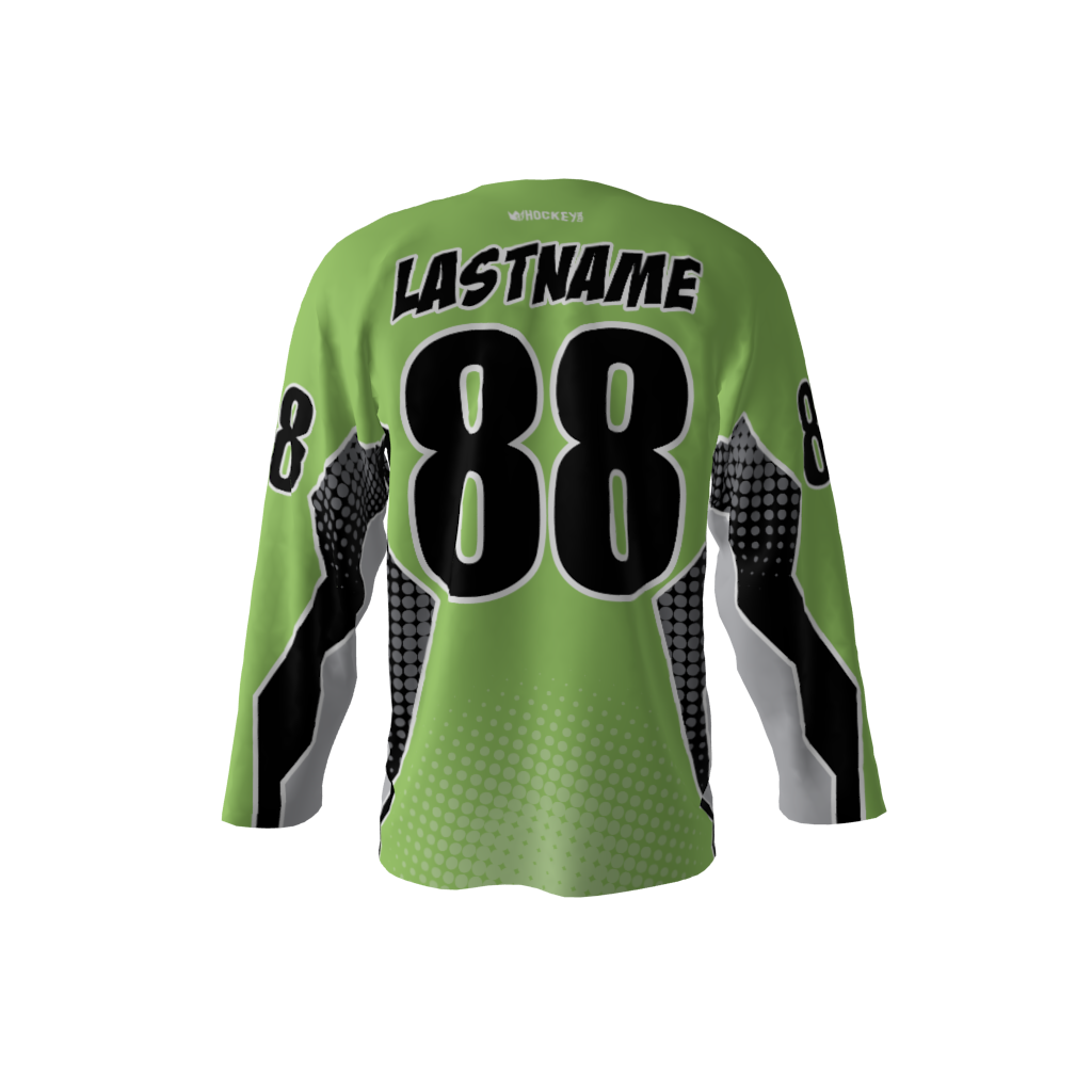 Venom Lime Green Hockey Jersey - Image 3