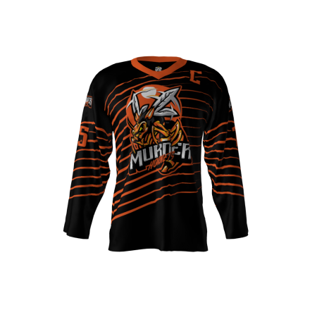 Murder Hornets Black Hockey Jersey
