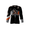 Jagr Bombs Black & Orange Hockey Jersey