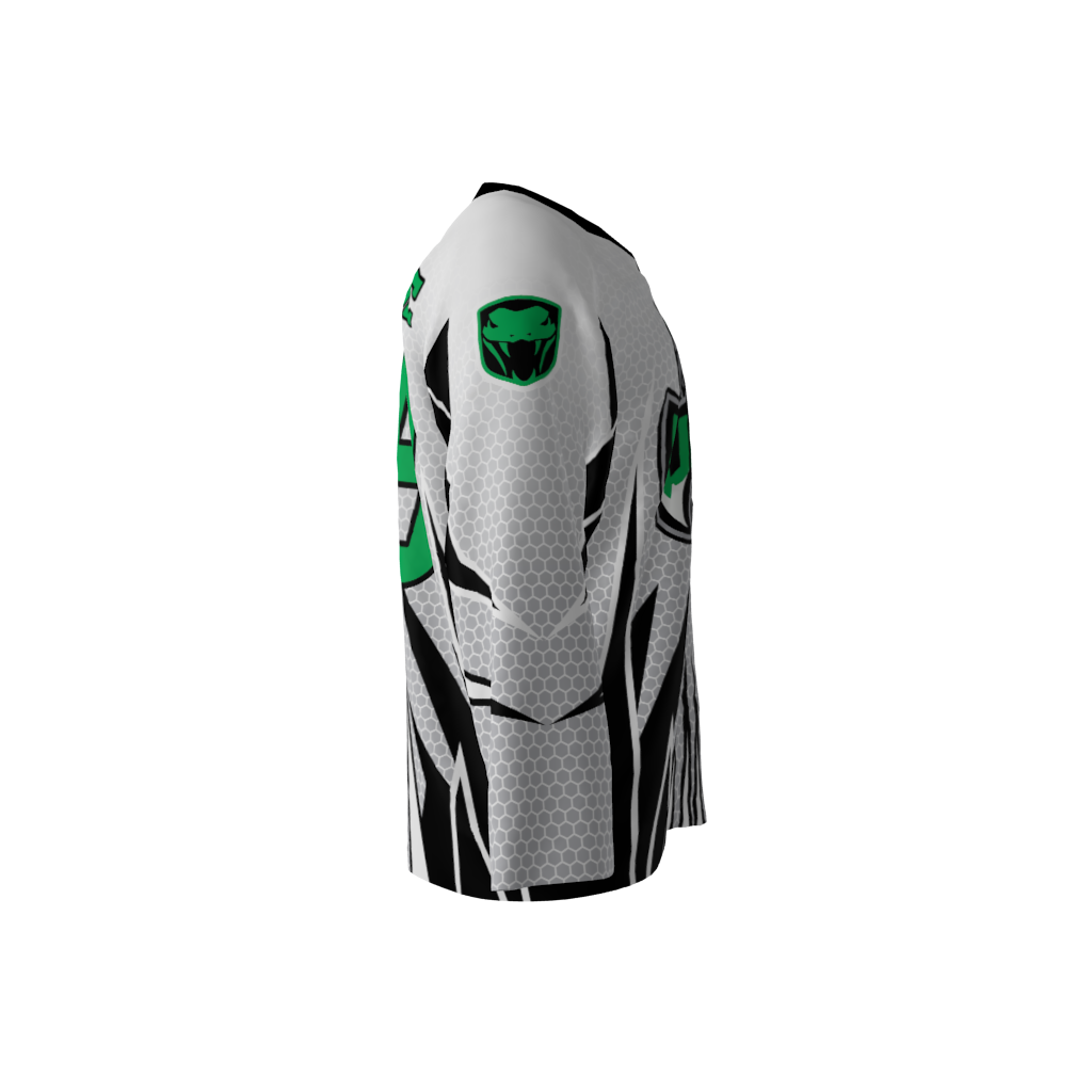 Venom White Hockey Jersey - Image 4