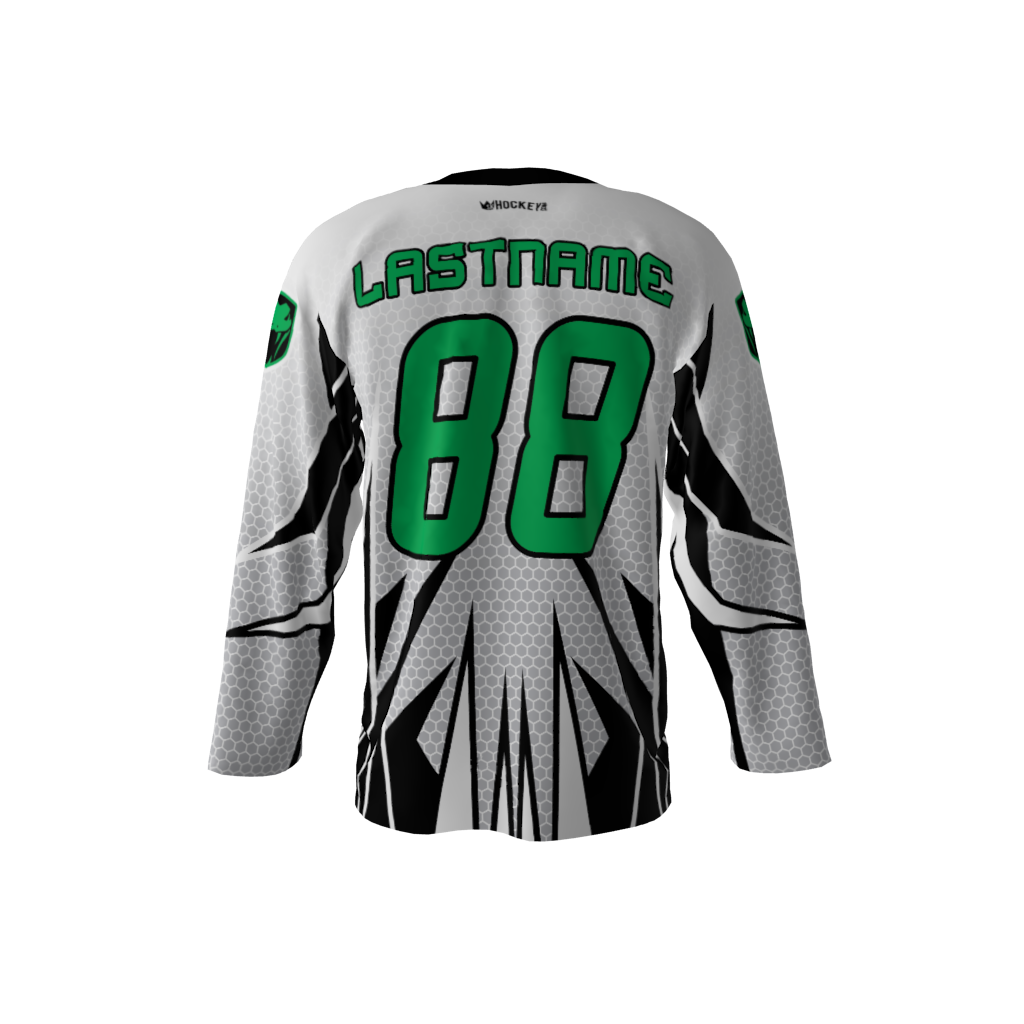 Venom White Hockey Jersey - Image 3